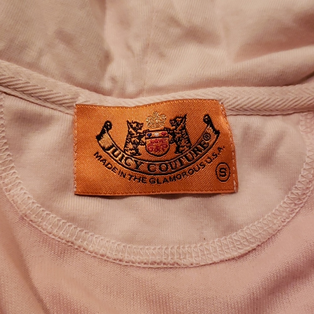 Baby Pink Terry cloth zip hoody